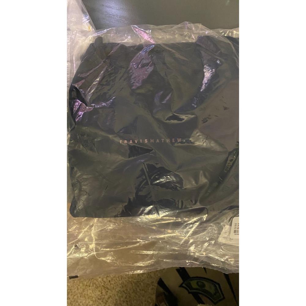 New NAVY Men's XL Travis Mathew On The Docks Total Eclipse Premium Tee Shirt - Picture 5 of 5